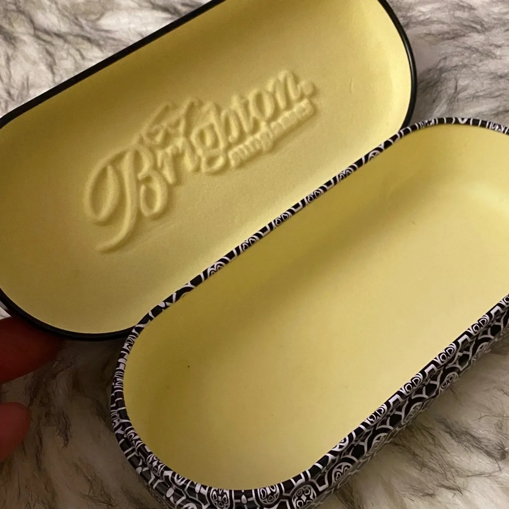 Brighton Monochrome Floral glasses Case